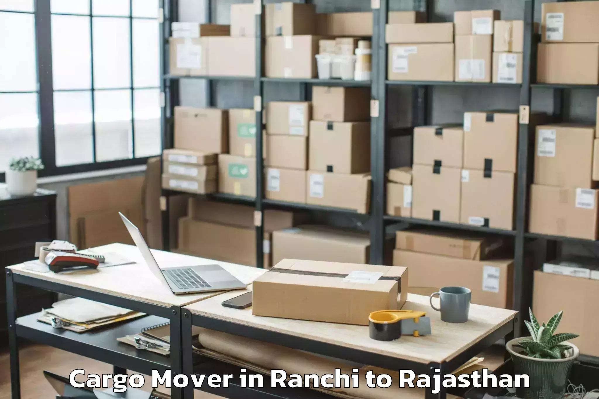 Reliable Ranchi to Rajasthan University Of Health Cargo Mover